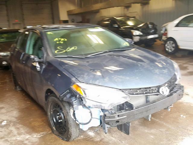 2T1BURHE6FC417381 - 2015 TOYOTA COROLLA L BLUE photo 1