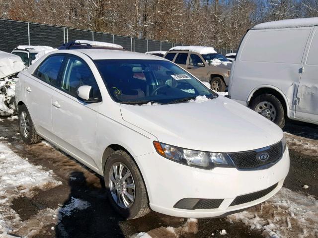 KNAFU4A20A5850718 - 2010 KIA FORTE EX WHITE photo 1