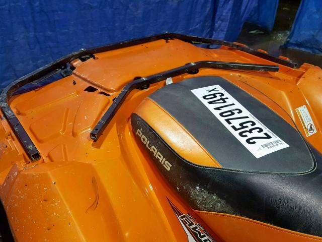 4XAZN8EA9CA382219 - 2012 POLARIS SPORTSMAN ORANGE photo 6