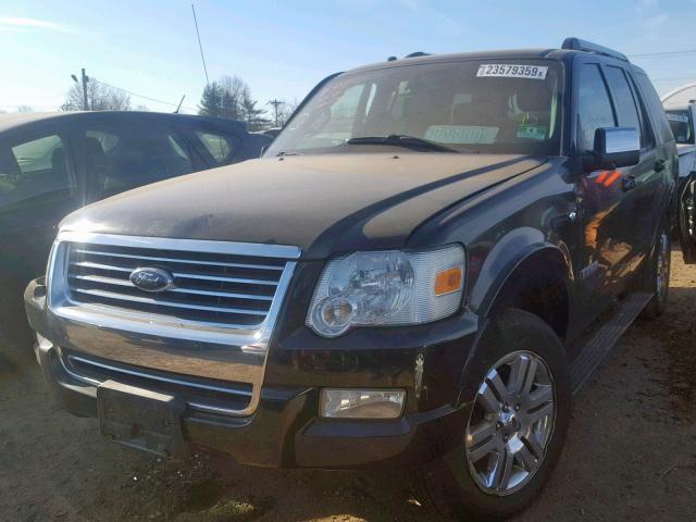 1FMEU75828UA40632 - 2008 FORD EXPLORER L BLACK photo 2