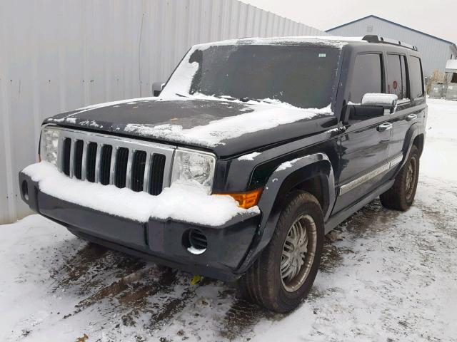 1J8HG48K96C123498 - 2006 JEEP COMMANDER BLACK photo 2