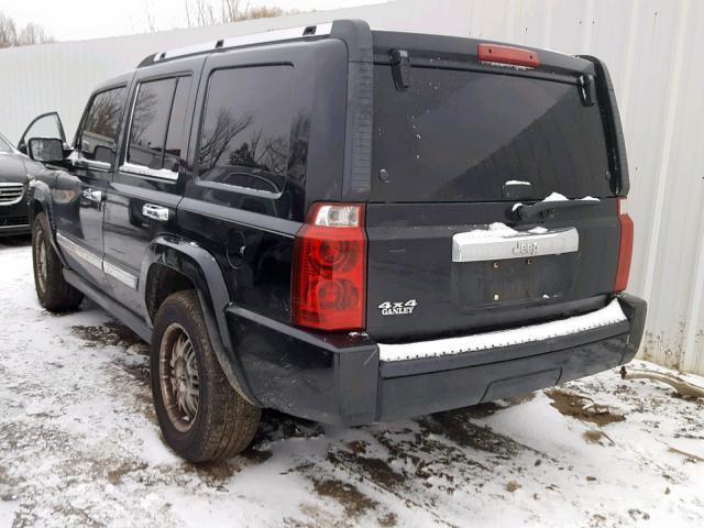 1J8HG48K96C123498 - 2006 JEEP COMMANDER BLACK photo 3