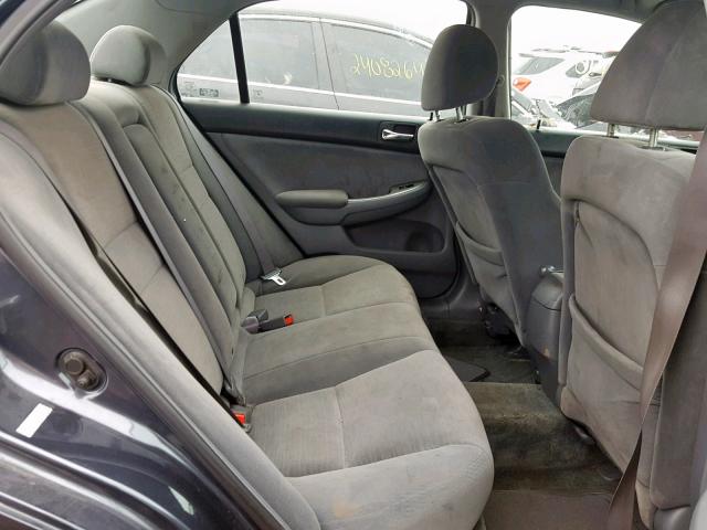 1HGCM56766A093680 - 2006 HONDA ACCORD EX BLUE photo 6