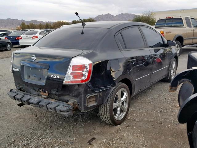 3N1AB61E97L656306 - 2007 NISSAN SENTRA 2.0 BLACK photo 4