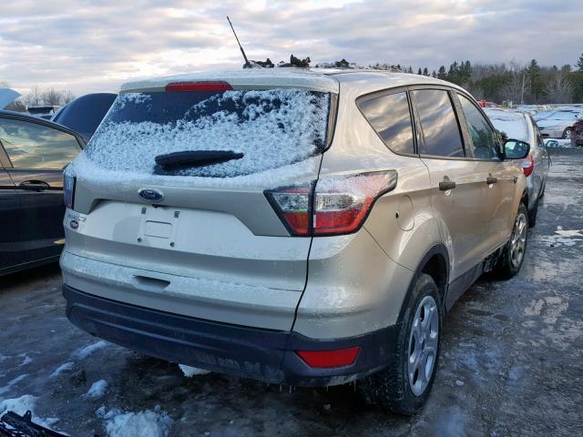 1FMCU0F7XHUA86052 - 2017 FORD ESCAPE S GOLD photo 4