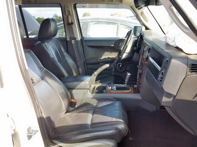 1J4RG5GT3AC113533 - 2010 JEEP COMMANDER WHITE photo 5