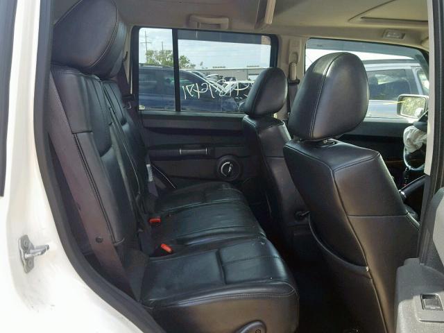 1J4RG5GT3AC113533 - 2010 JEEP COMMANDER WHITE photo 6