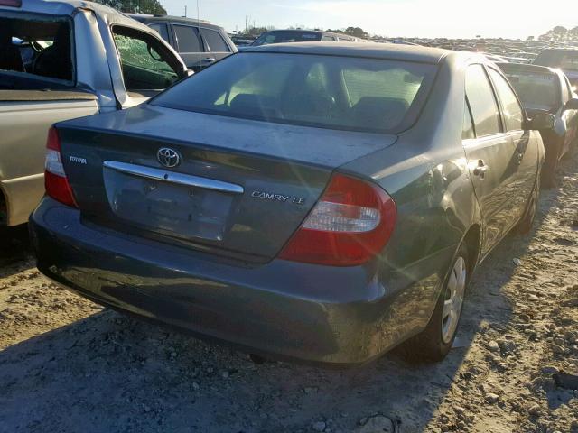 4T1BE32KX2U554261 - 2002 TOYOTA CAMRY LE Mavi foto 4