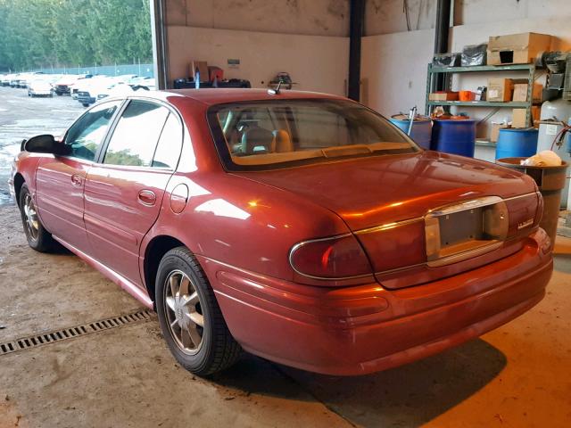 1G4HR54K25U163701 - 2005 BUICK LESABRE LI RED photo 3