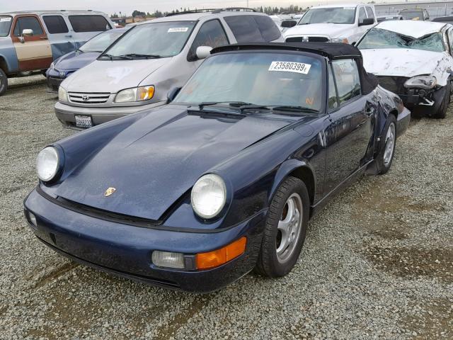 WP0CB2968NS460206 - 1992 PORSCHE 911 CARRER BLUE photo 2