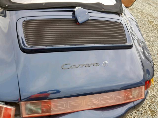 WP0CB2968NS460206 - 1992 PORSCHE 911 CARRER BLUE photo 7