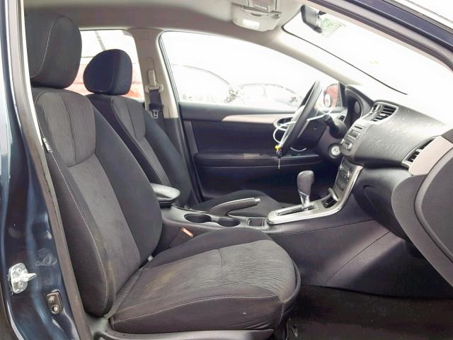 3N1AB7AP4EY283828 - 2014 NISSAN SENTRA S BLUE photo 5