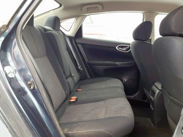 3N1AB7AP4EY283828 - 2014 NISSAN SENTRA S BLUE photo 6