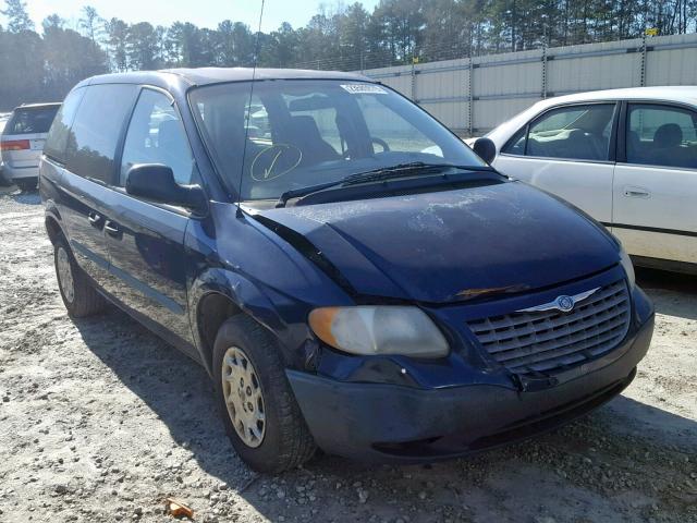 1C4GJ25B01B186159 - 2001 CHRYSLER VOYAGER BLUE photo 1