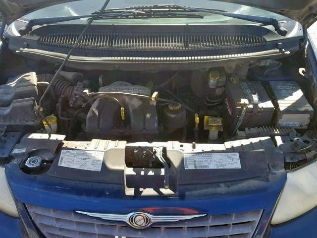 1C4GJ25B01B186159 - 2001 CHRYSLER VOYAGER BLUE photo 7