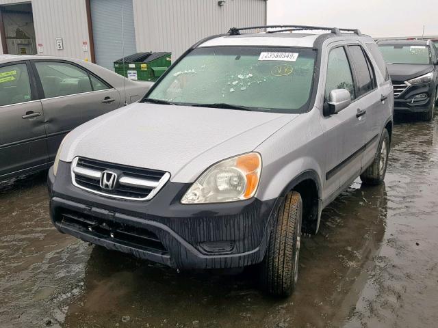 JHLRD78894C059747 - 2004 HONDA CR-V EX SILVER photo 2