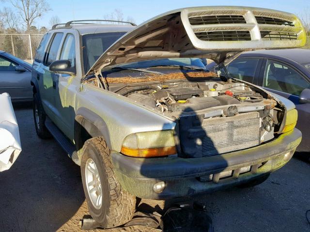 1D4HS38N23F558631 - 2003 DODGE DURANGO SP SILVER photo 1