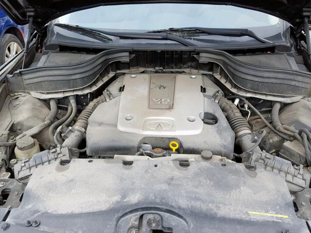 JN1AJ0HR0BM851895 - 2011 INFINITI EX35 BASE BLACK photo 7