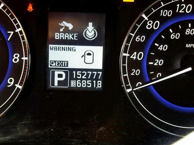 JN1AJ0HR0BM851895 - 2011 INFINITI EX35 BASE BLACK photo 8