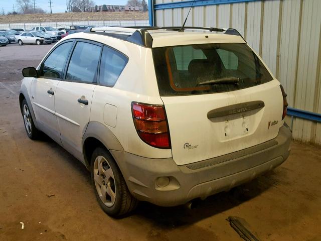 5Y2SL62803Z427930 - 2003 PONTIAC VIBE WHITE photo 3