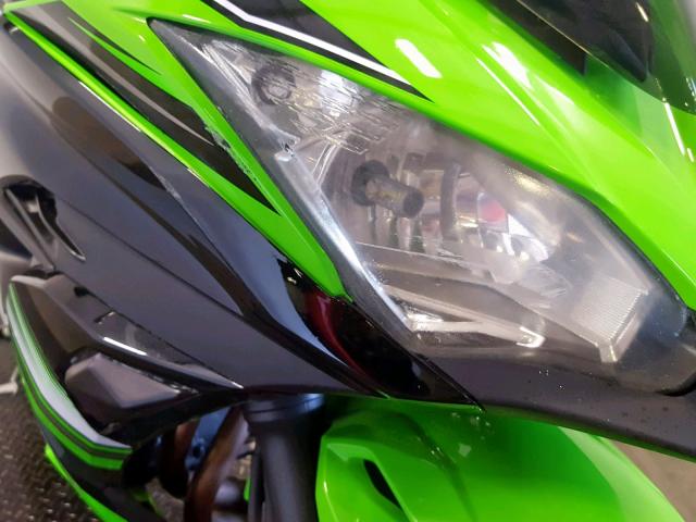 JKAEXEK19HDA04344 - 2017 KAWASAKI EX650 F GREEN photo 10