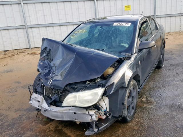 1G8AW18B17Z192480 - 2007 SATURN ION LEVEL BLACK photo 2