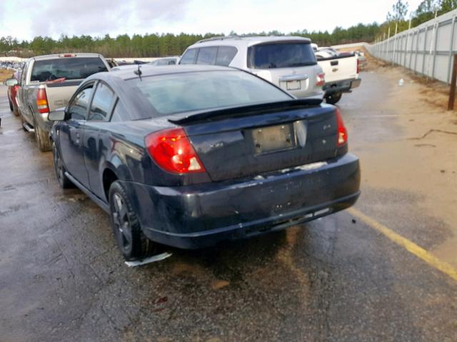 1G8AW18B17Z192480 - 2007 SATURN ION LEVEL BLACK photo 3
