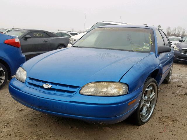 2G1WL52M2T9201030 - 1996 CHEVROLET LUMINA BLUE photo 2