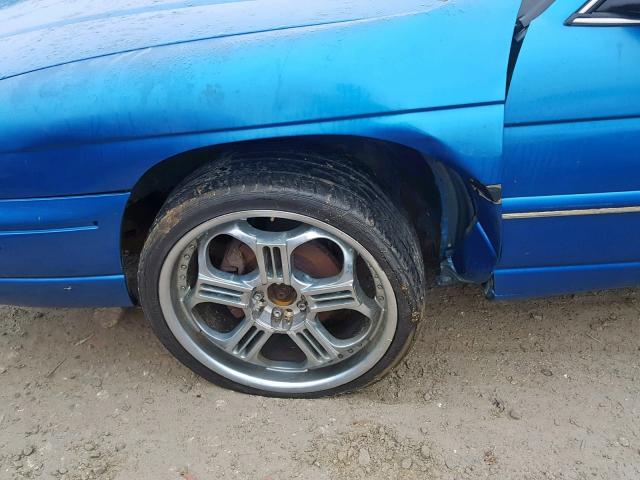 2G1WL52M2T9201030 - 1996 CHEVROLET LUMINA BLUE photo 9