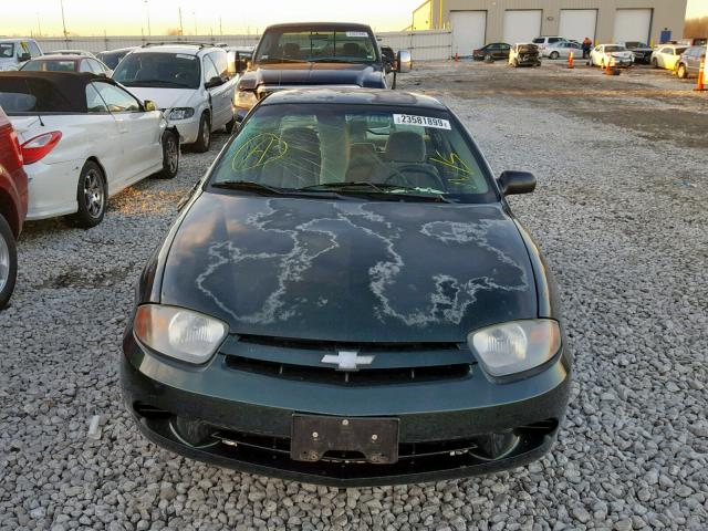 1G1JF52F847373990 - 2004 CHEVROLET CAVALIER L GREEN photo 9