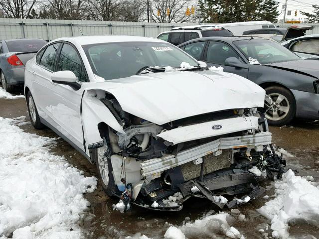 1FA6P0G72G5132253 - 2016 FORD FUSION S WHITE photo 1