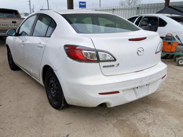 JM1BL1UFXC1527613 - 2012 MAZDA 3 I თეთრი ფოტო 3