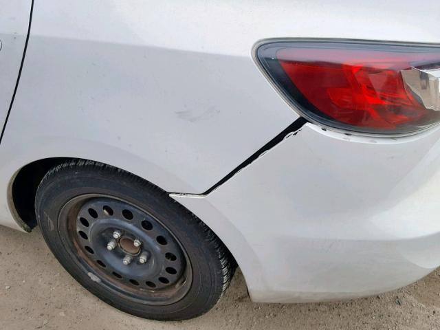 JM1BL1UFXC1527613 - 2012 MAZDA 3 I თეთრი ფოტო 9