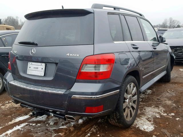 WDCGG8HB3AF428717 - 2010 MERCEDES-BENZ GLK 350 4M GRAY photo 4