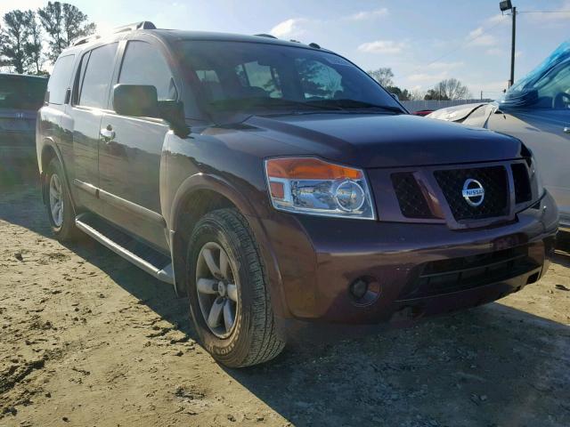 5N1BA0ND1EN601506 - 2014 NISSAN ARMADA SV MAROON photo 1