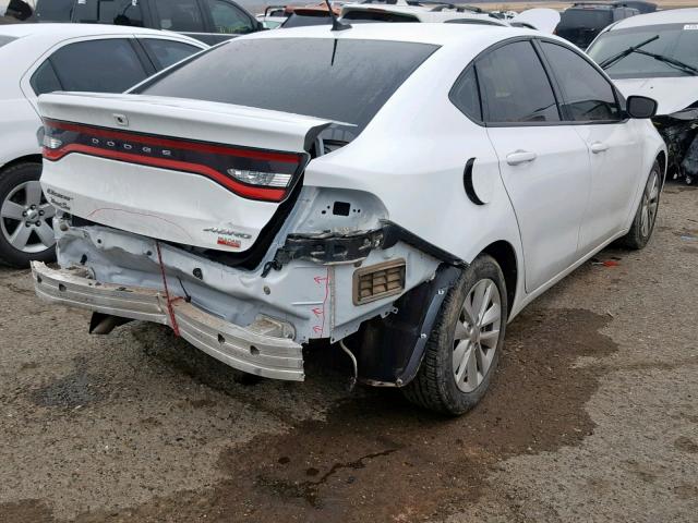 1C3CDFDH8ED861712 - 2014 DODGE DART SE AE WHITE photo 4