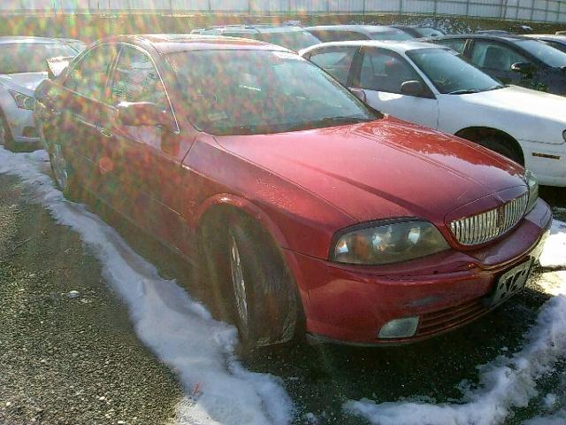 1LNHM86SX4Y681303 - 2004 LINCOLN LS RED photo 1