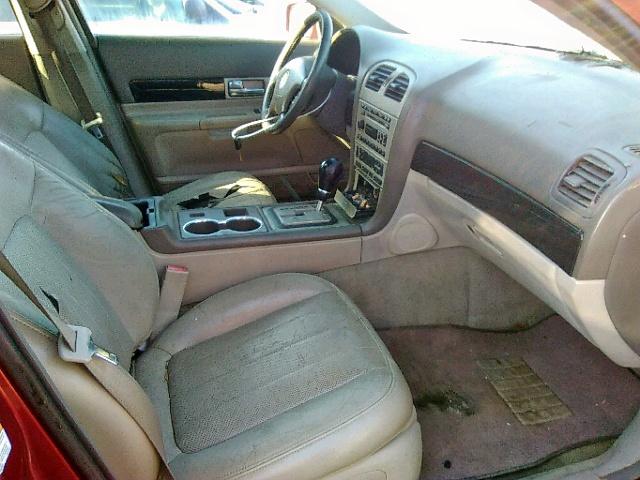1LNHM86SX4Y681303 - 2004 LINCOLN LS RED photo 5