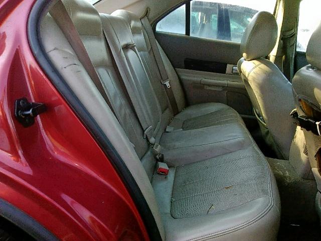 1LNHM86SX4Y681303 - 2004 LINCOLN LS RED photo 6