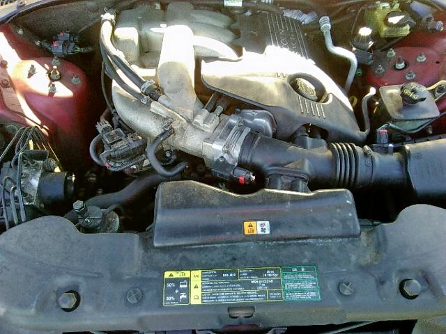 1LNHM86SX4Y681303 - 2004 LINCOLN LS RED photo 7
