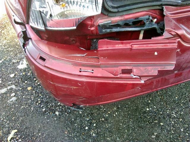 1LNHM86SX4Y681303 - 2004 LINCOLN LS RED photo 9