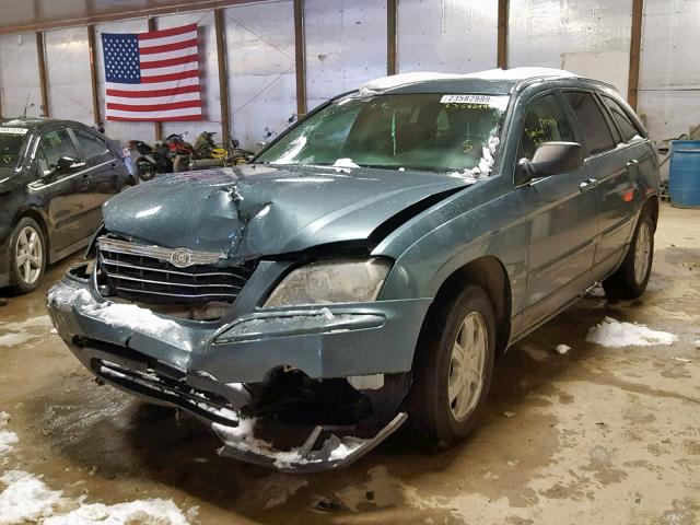 2A4GM68446R787508 - 2006 CHRYSLER PACIFICA T GREEN photo 2