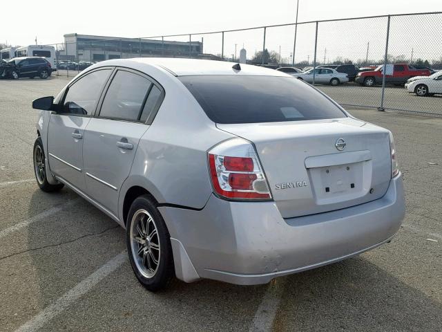 3N1AB61E98L688464 - 2008 NISSAN SENTRA 2.0 SILVER photo 3