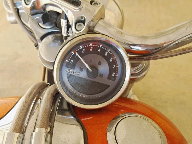 1HD1TD918EB956108 - 2014 HARLEY-DAVIDSON FXSBSE CVO ORANGE photo 8