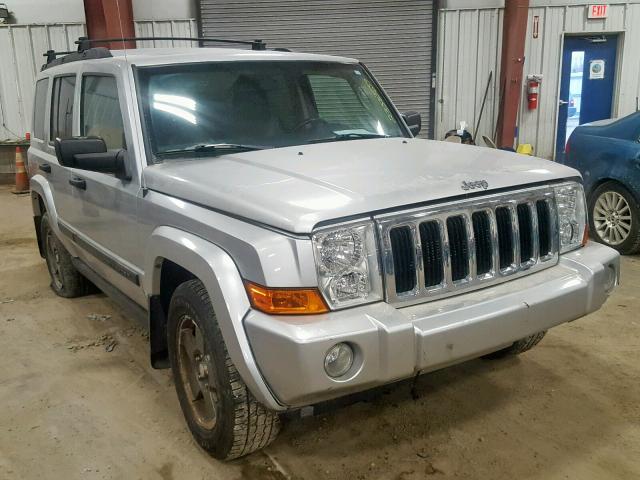 1J8HG48N26C230645 - 2006 JEEP COMMANDER SILVER photo 1