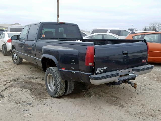 1GTHC33J4YF464384 - 2000 GMC SIERRA C35 BLACK photo 3