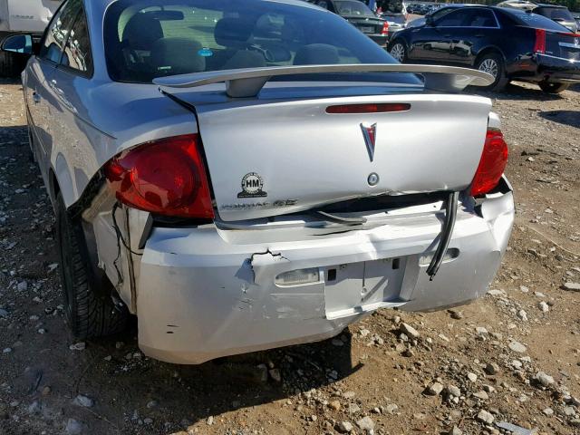 1G2AL15F477201761 - 2007 PONTIAC G5 SILVER photo 9