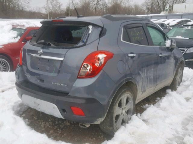 KL4CJCSBXEB784588 - 2014 BUICK ENCORE GRAY photo 4