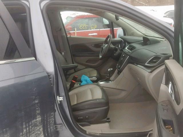 KL4CJCSBXEB784588 - 2014 BUICK ENCORE GRAY photo 5