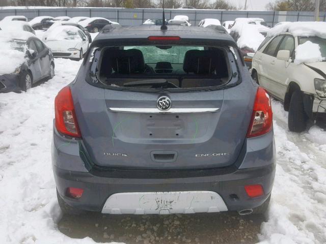 KL4CJCSBXEB784588 - 2014 BUICK ENCORE GRAY photo 9